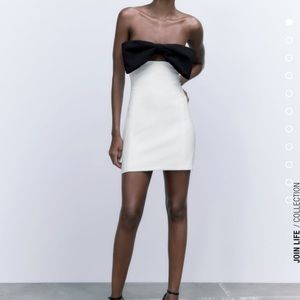 NEW Zara Tied Cocktail Dress